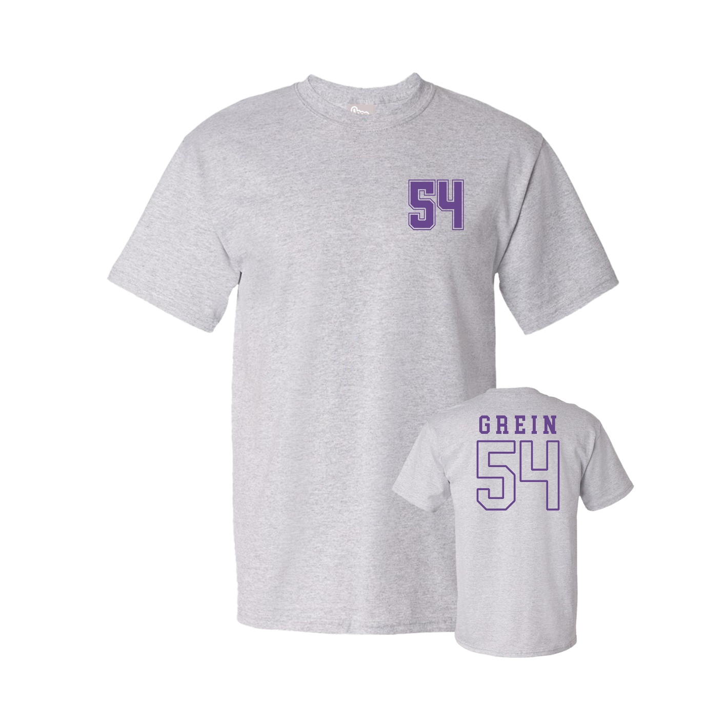 Tee — Chest Back in Grey