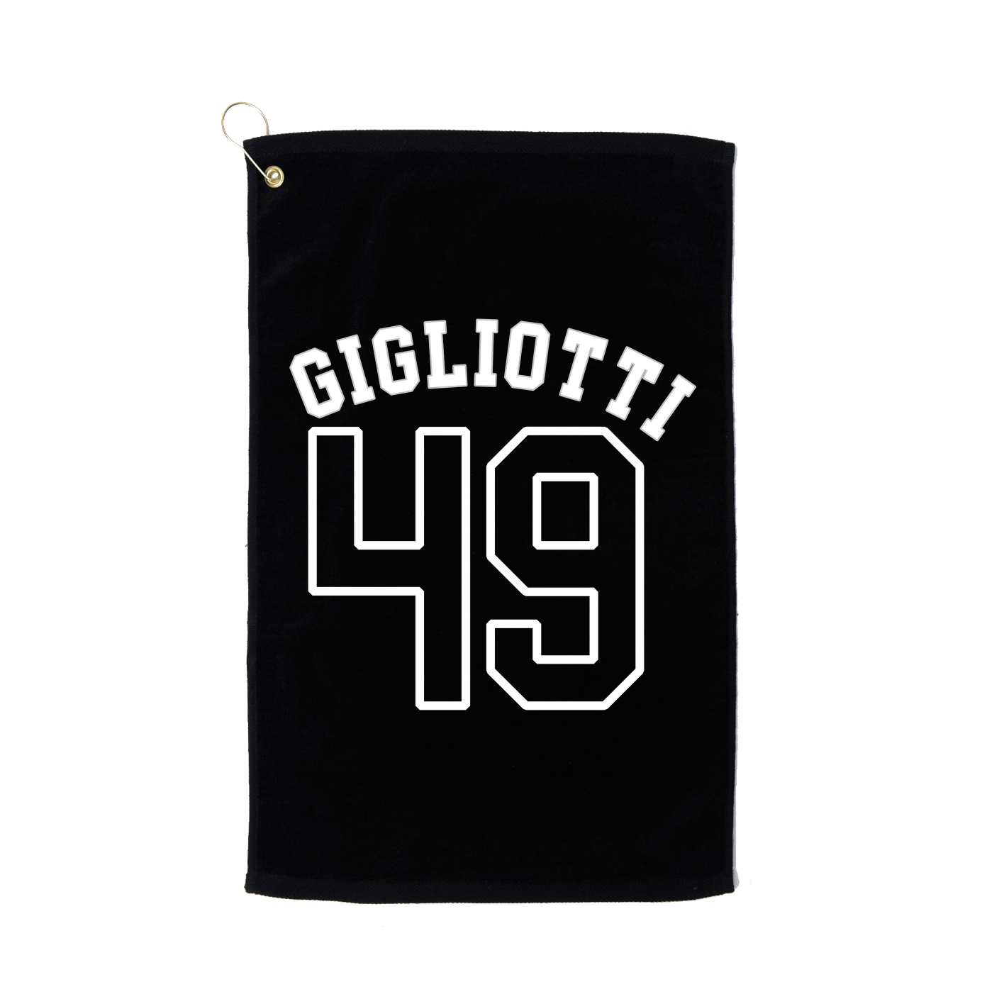 Golf Towel — Shirsey Arch in Black