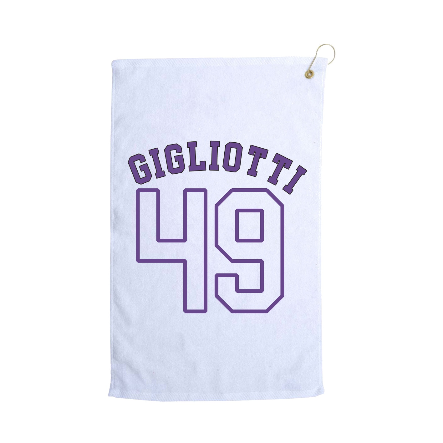 Golf Towel — Shirsey Arch in White