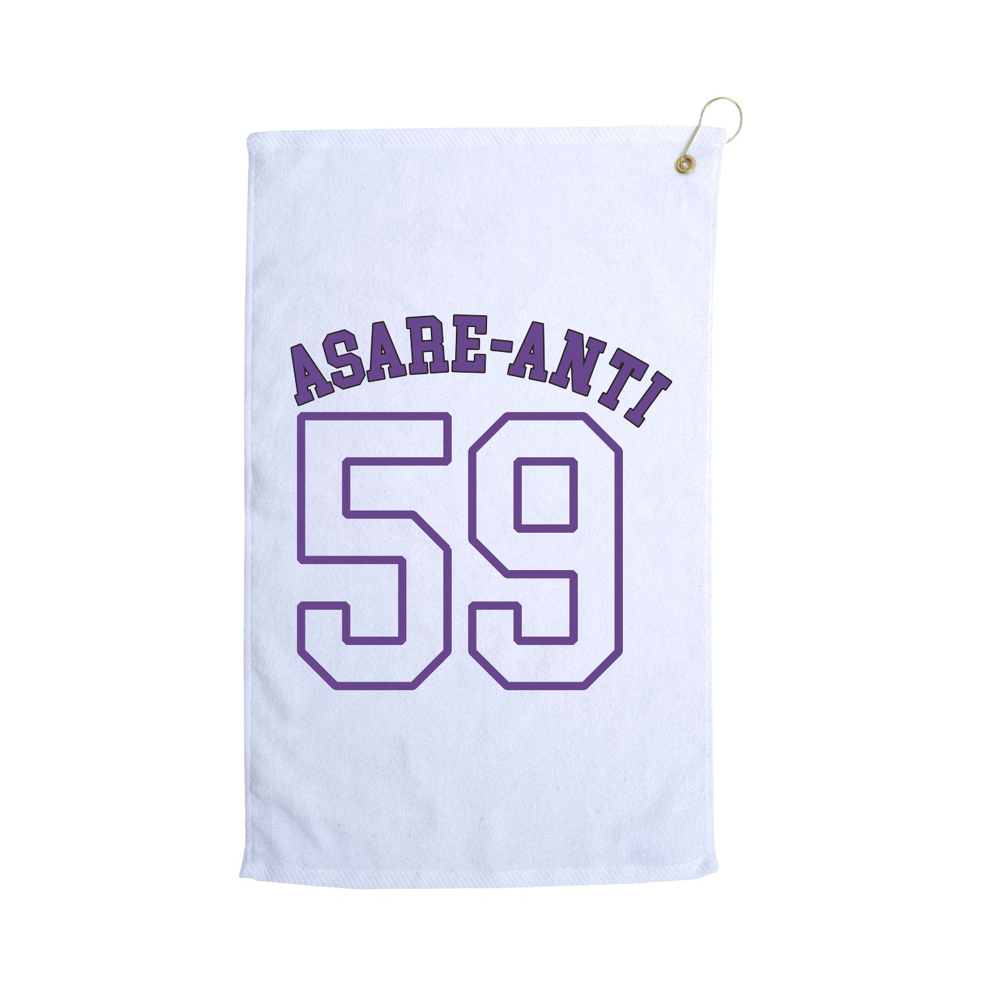 Golf Towel — Shirsey Arch in White
