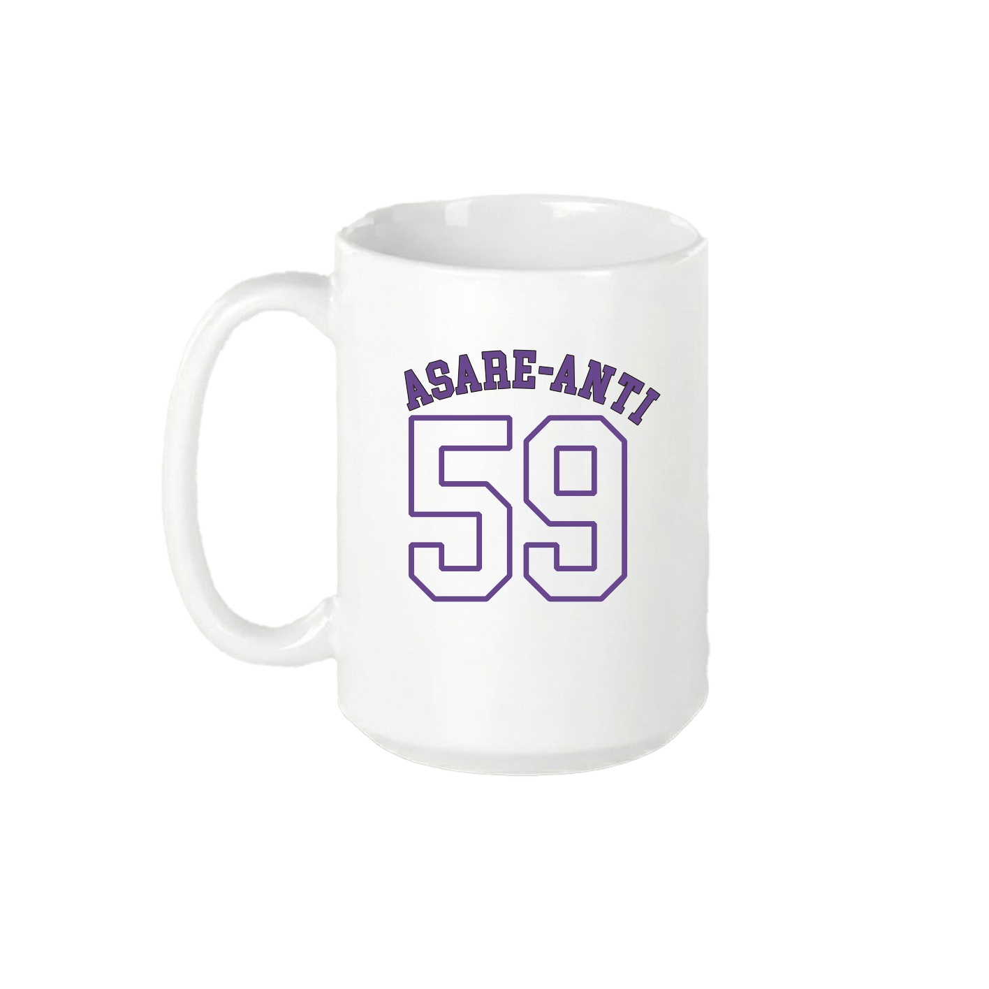 15oz Coffee Mug — Shirsey Arch in White