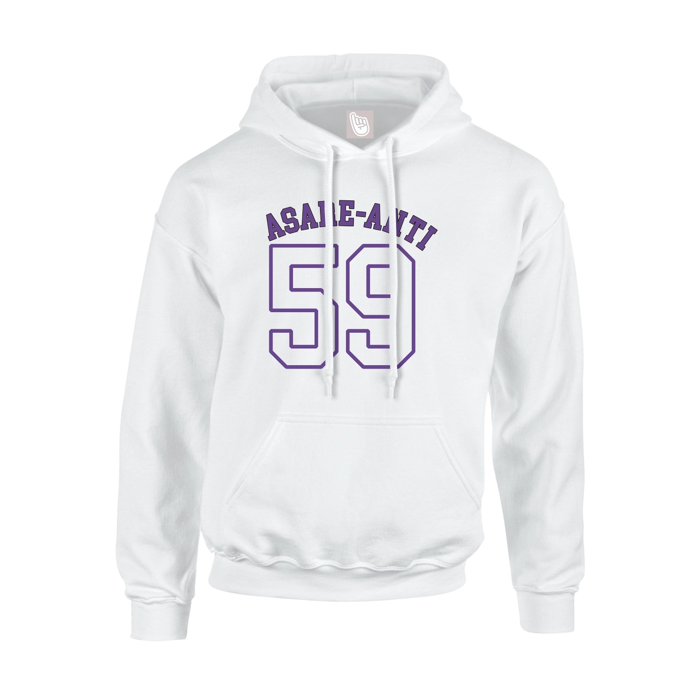Hoodie — Shirsey Arch in White
