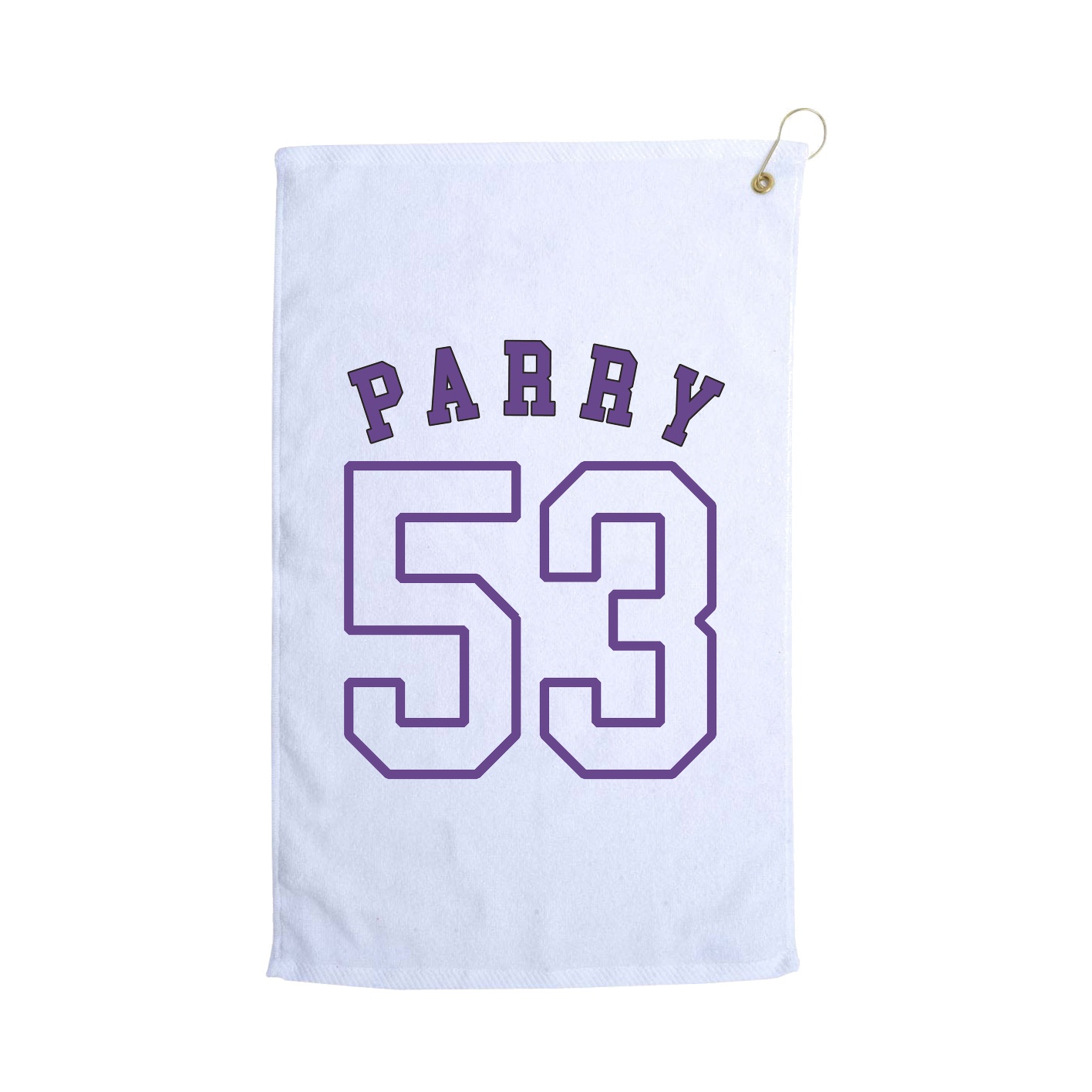 Golf Towel — Shirsey Arch in White