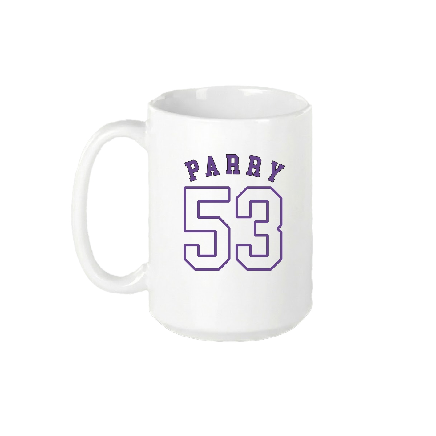 15oz Coffee Mug — Shirsey Arch in White