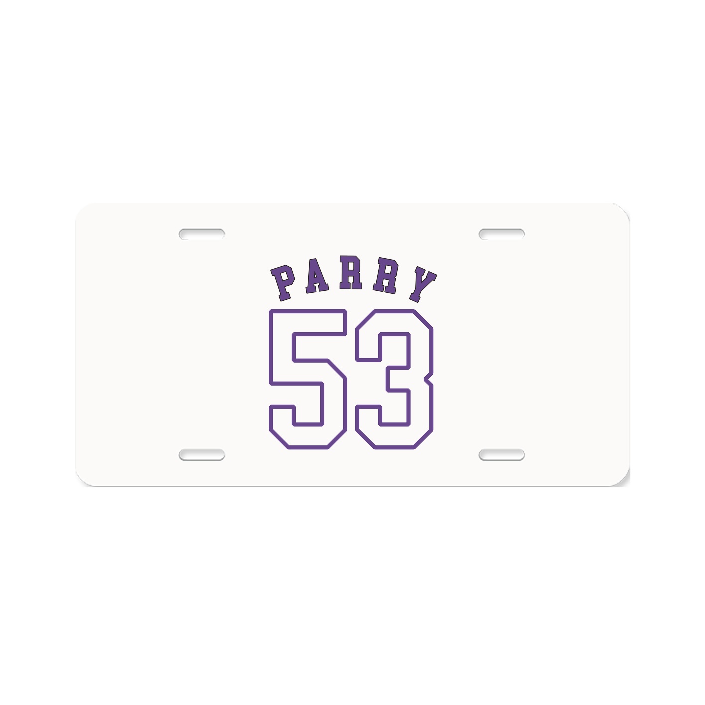 License Plate — Shirsey Arch in Classic