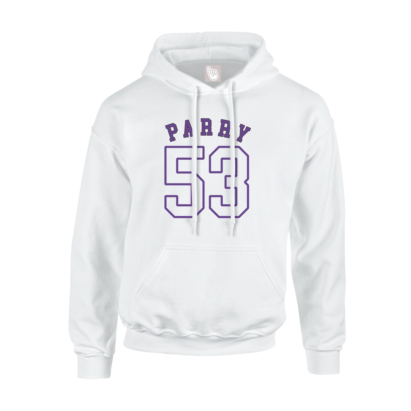 Hoodie — Shirsey Arch in White