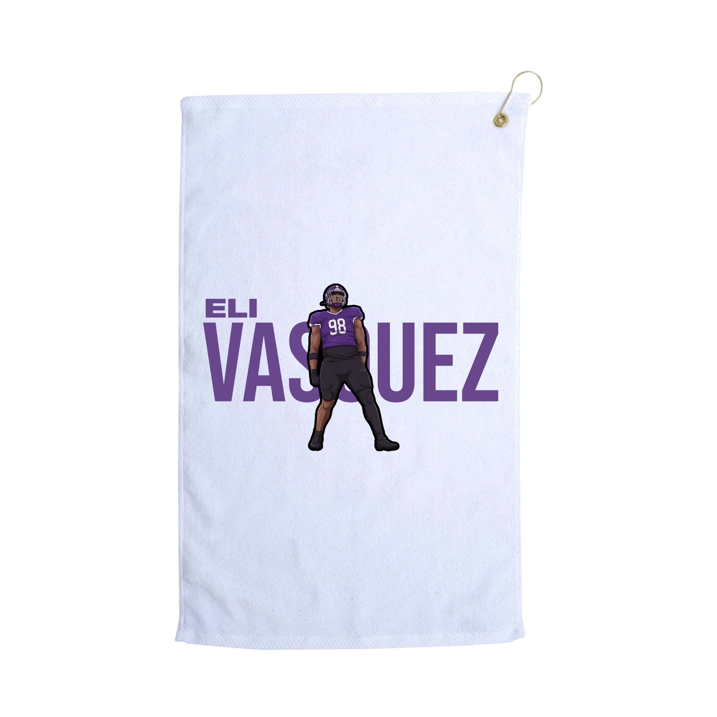 Golf Towel — Player Name in White