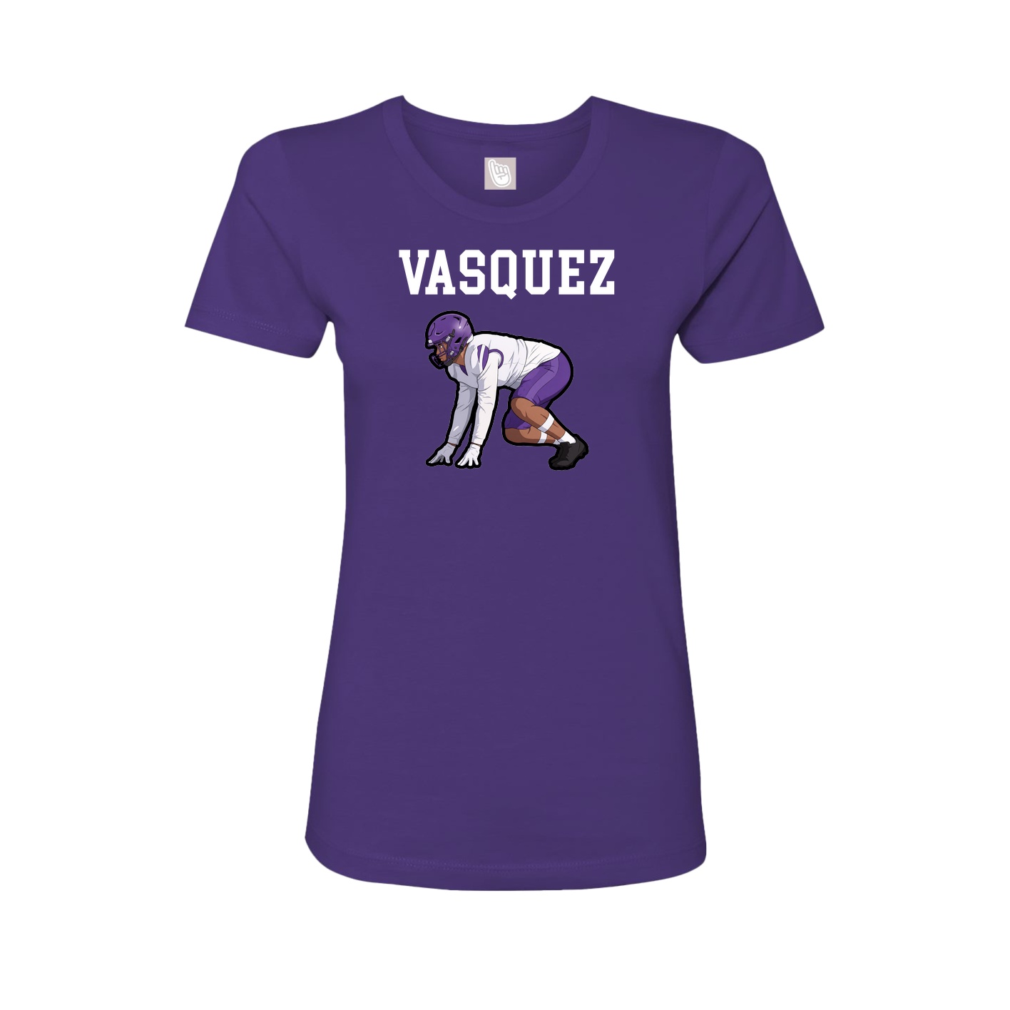 Fitted Women's Tee — Shirsey in Purple