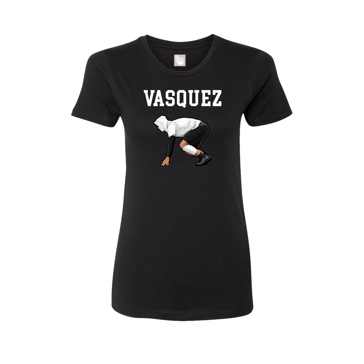 Fitted Women's Tee — Shirsey in Black