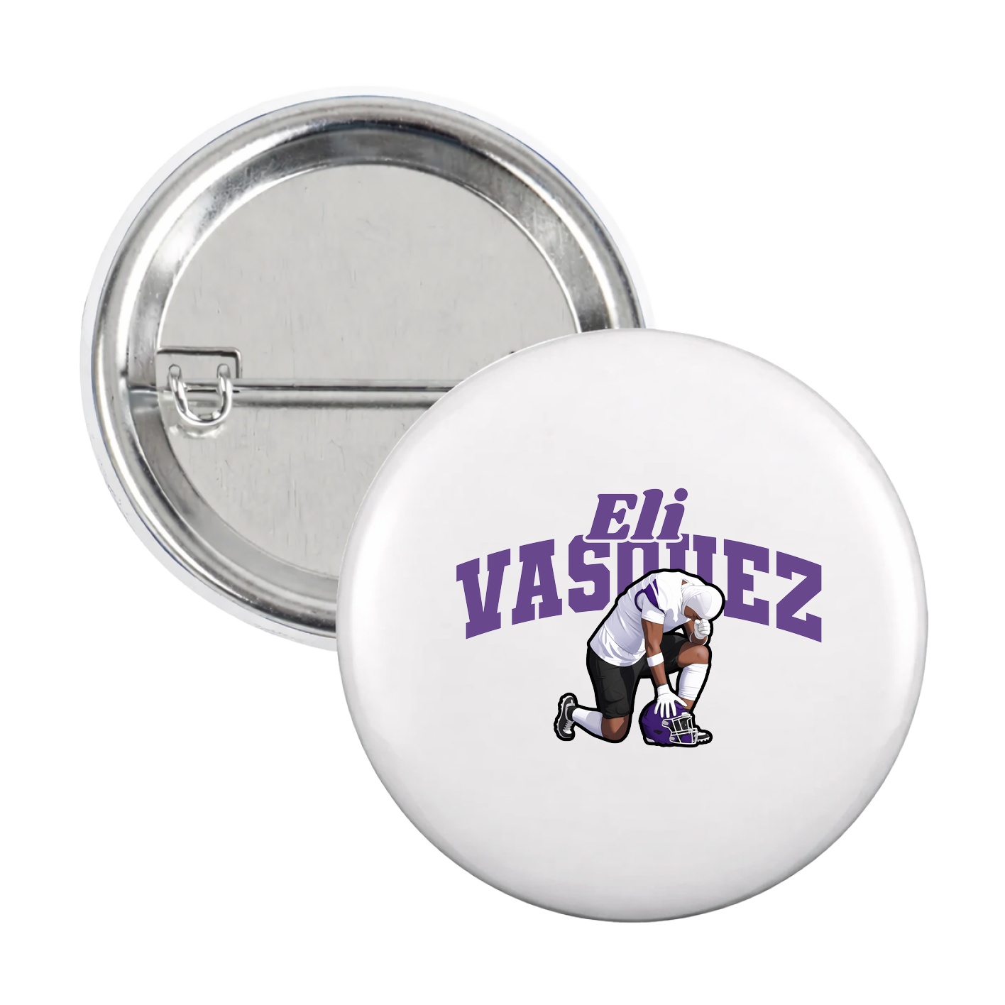 Game Day Button — Signature Arch in White