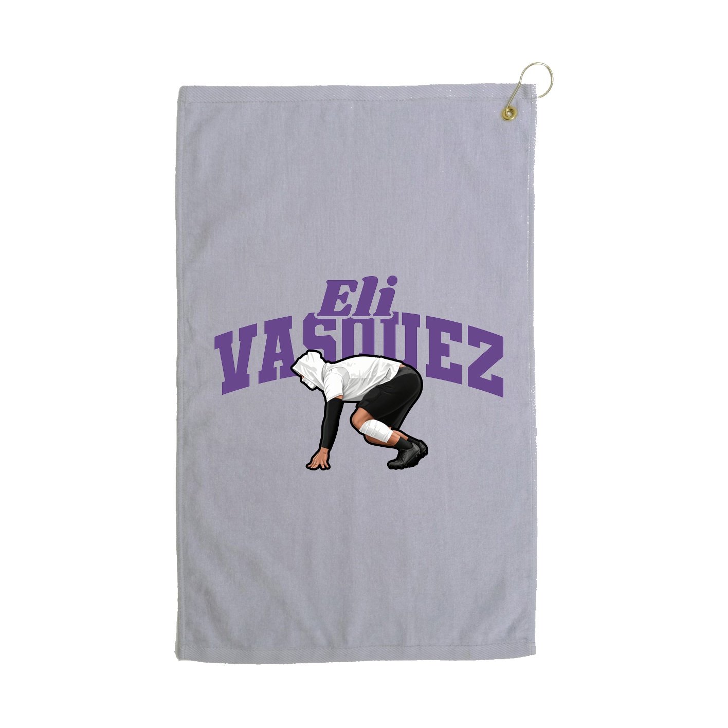 Golf Towel — Signature Arch in Grey