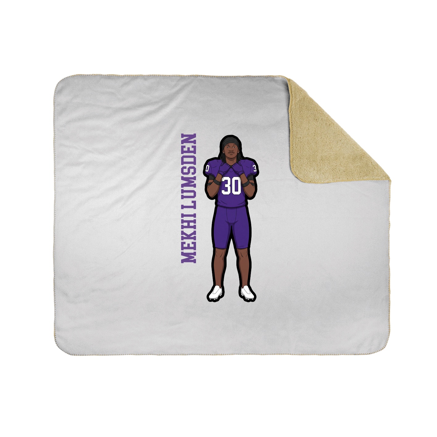 50x60 Sherpa Lined Throw Blanket