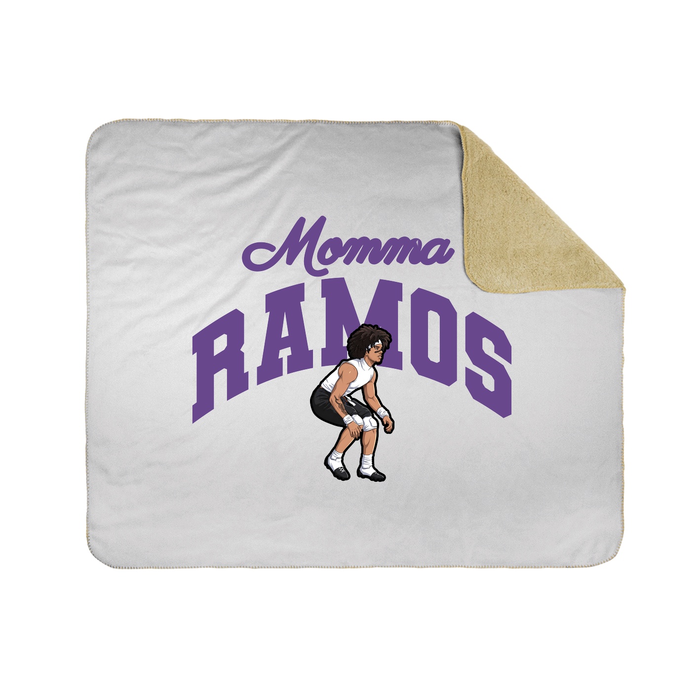 Throw Blanket — Mothers Day Arch in White