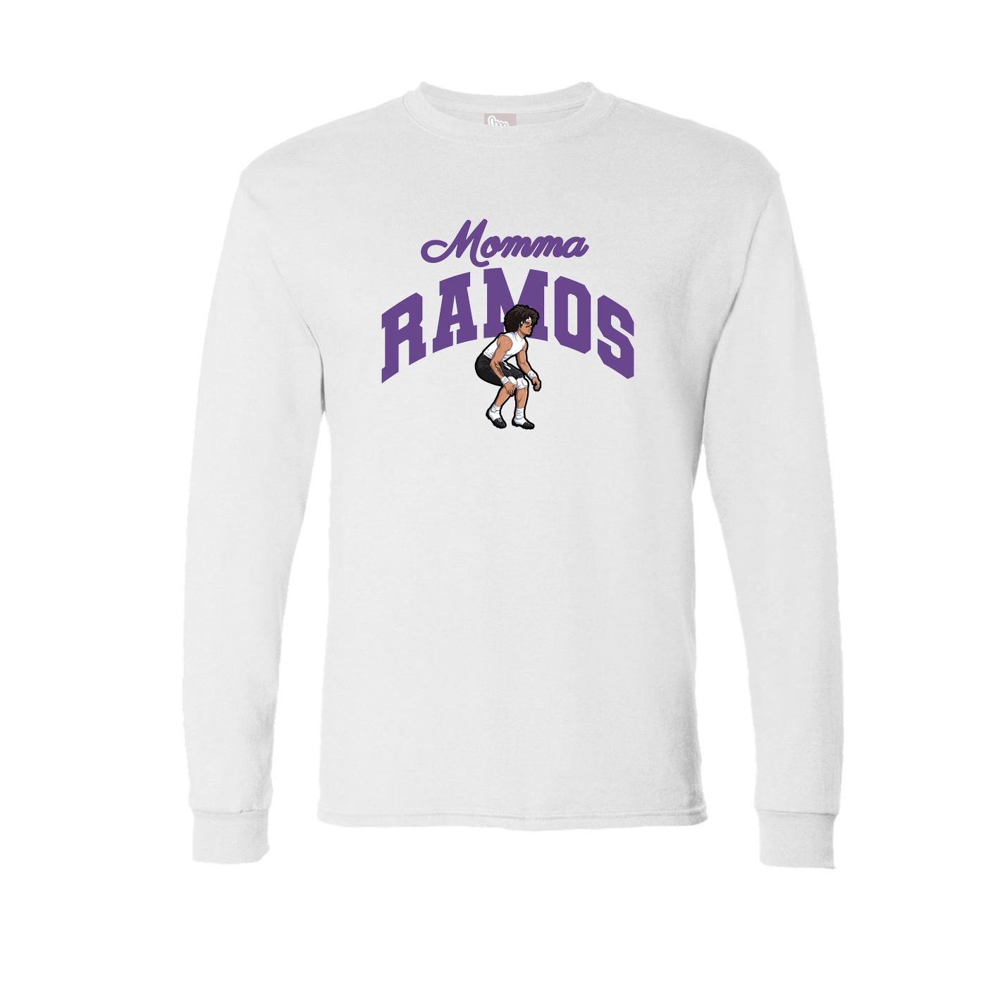 Long Sleeve Tee — Mothers Day Arch in White