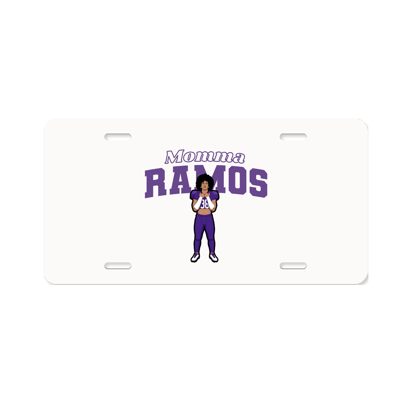 License Plate — Mothers Day Block in Classic