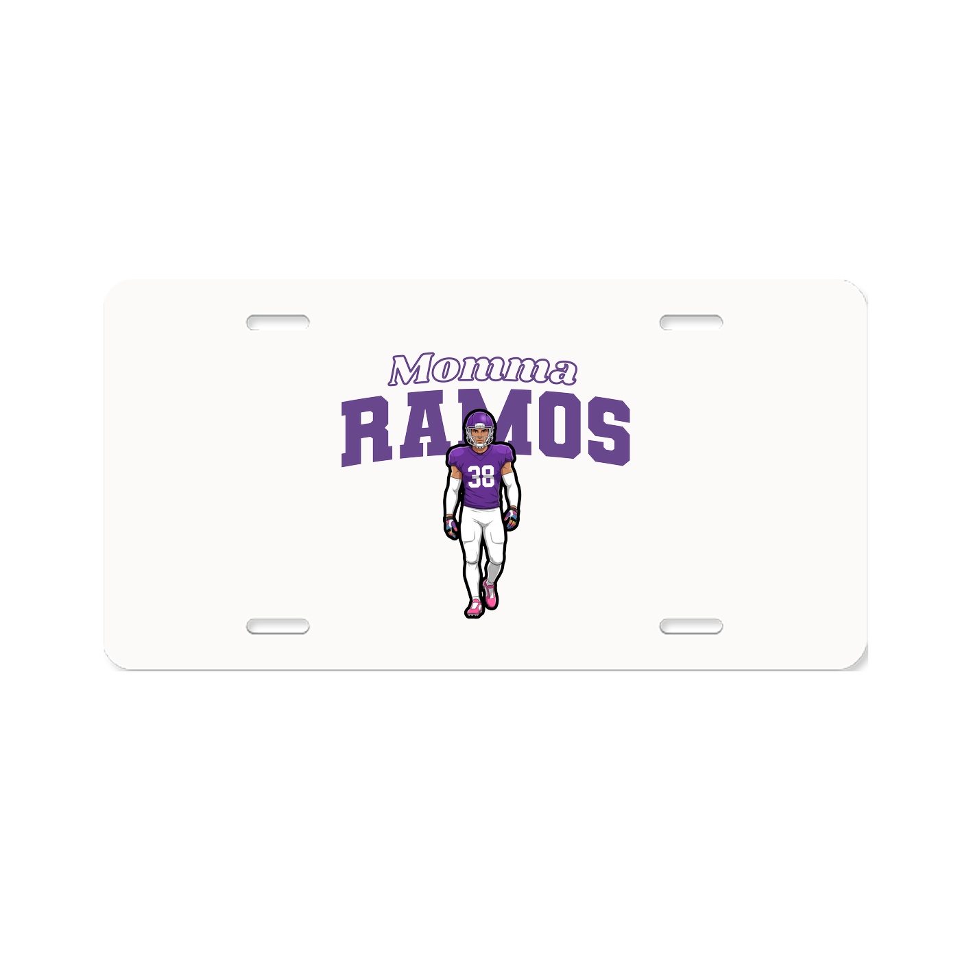 License Plate — Mothers Day Block in Classic