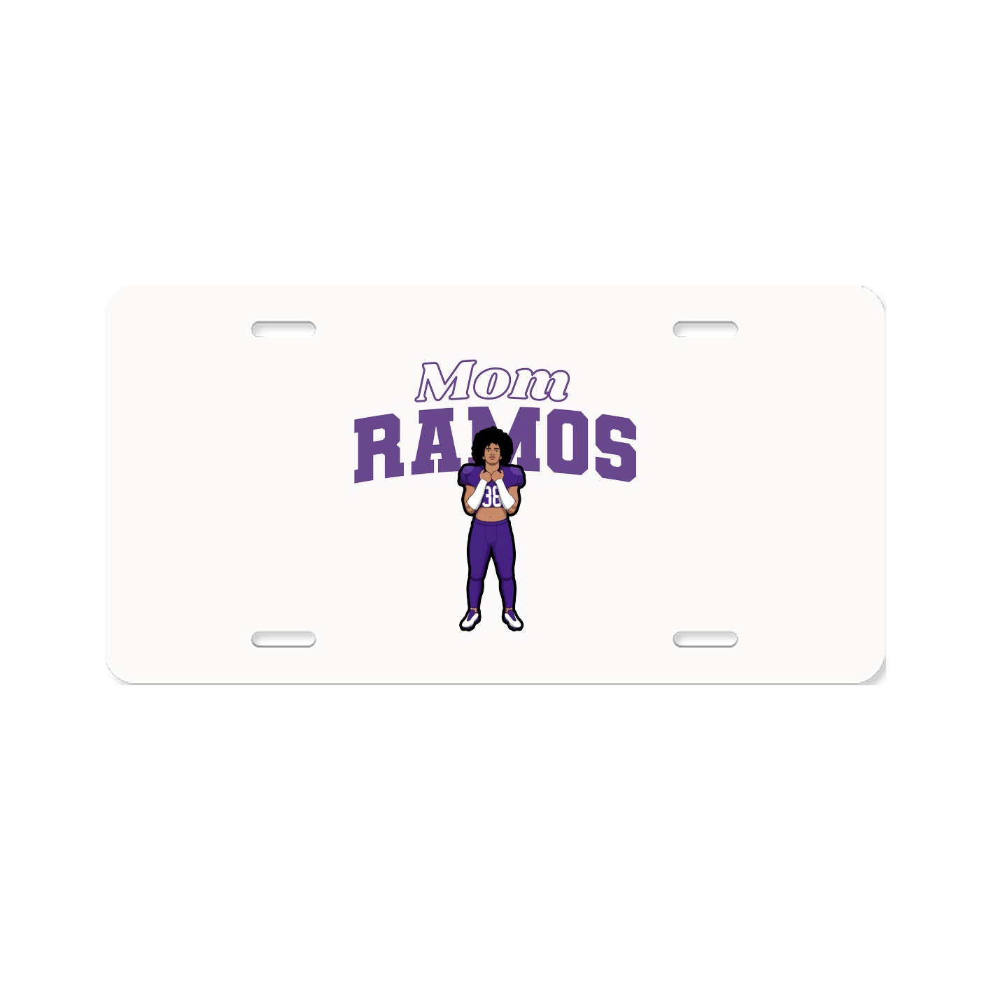 License Plate — Mothers Day Block in Classic