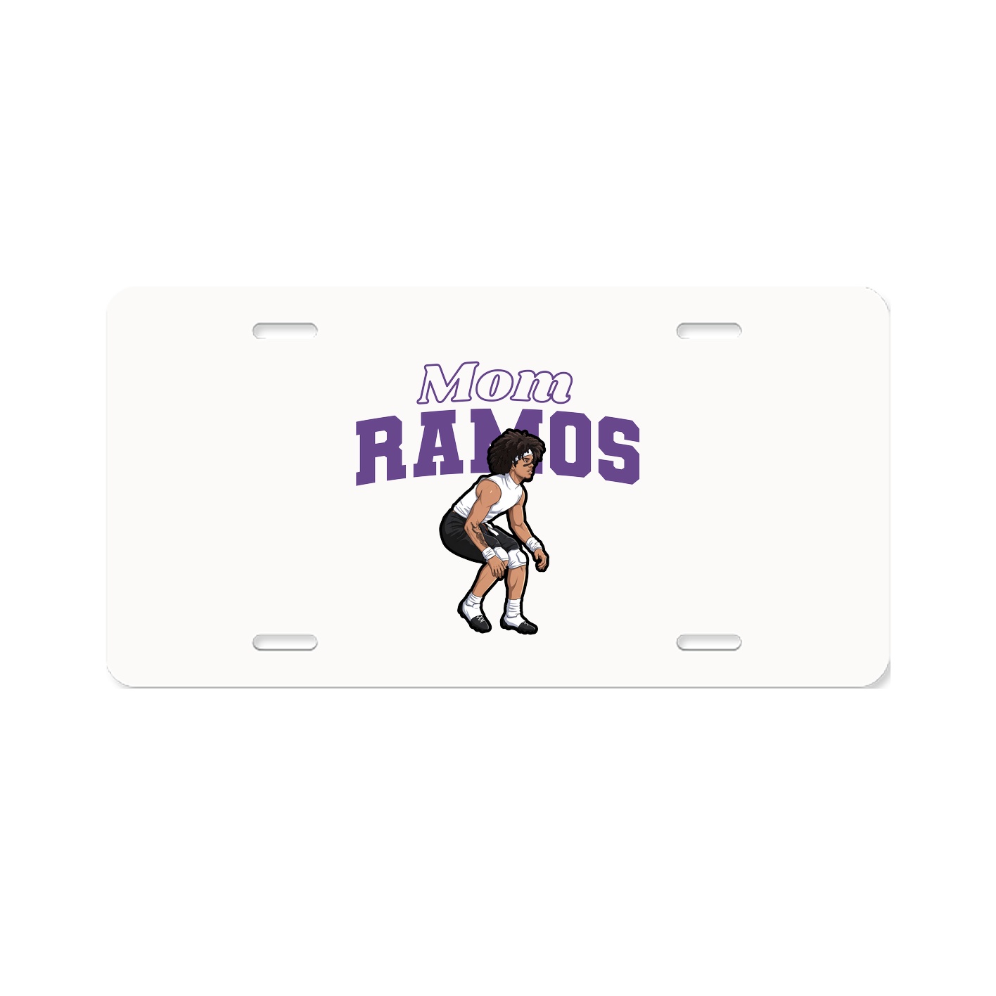 License Plate — Mothers Day Block in Classic