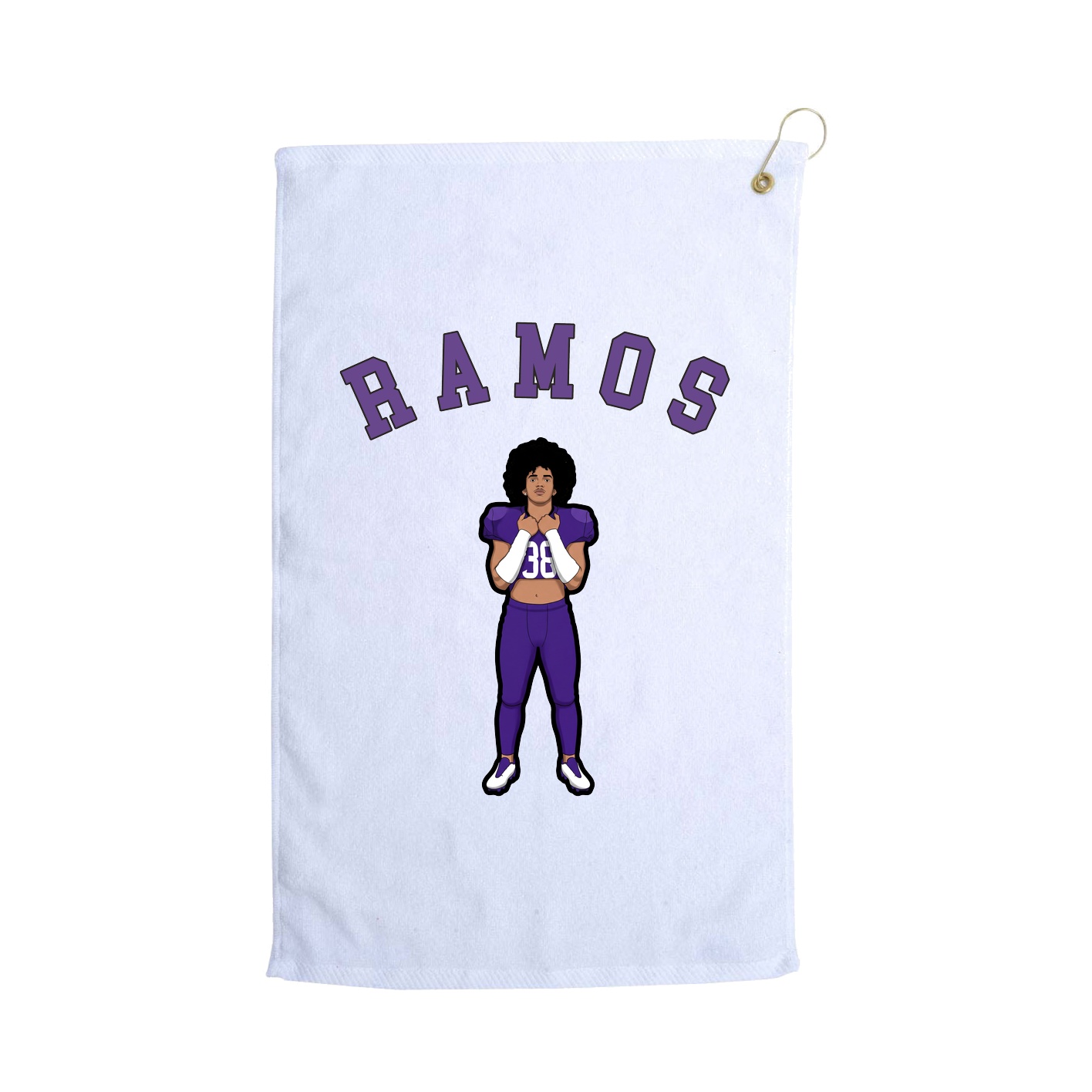 Golf Towel — Shirsey Arch in White