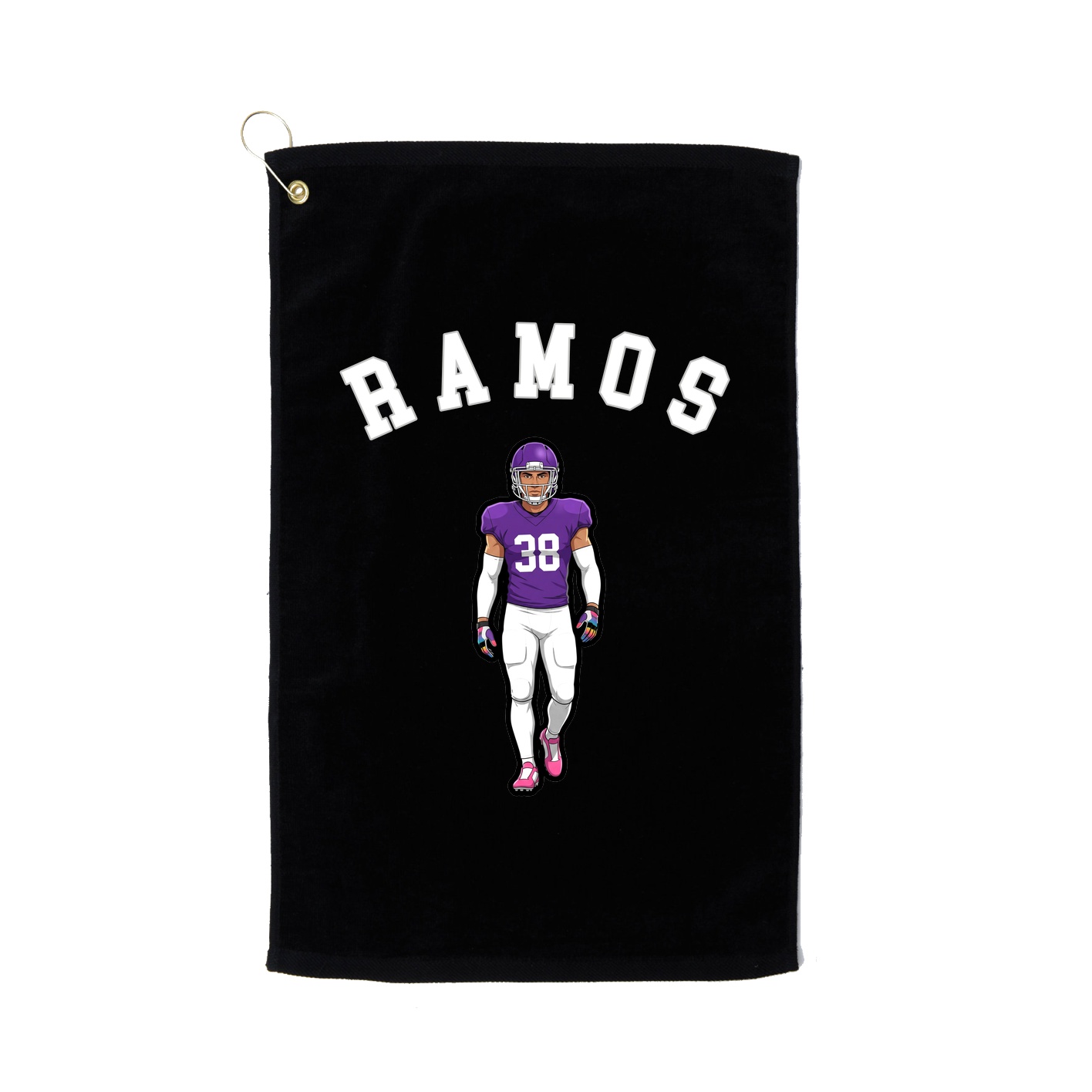 Golf Towel — Shirsey Arch in Black