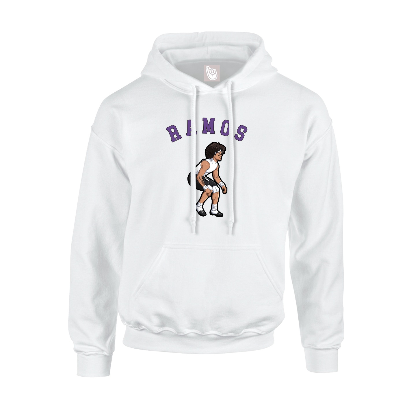 Hoodie — Shirsey Arch in White