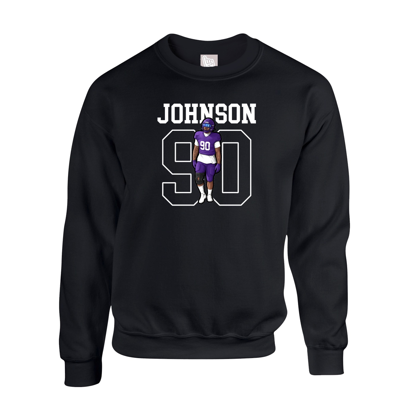 Fleece Crew — Shirsey in Black