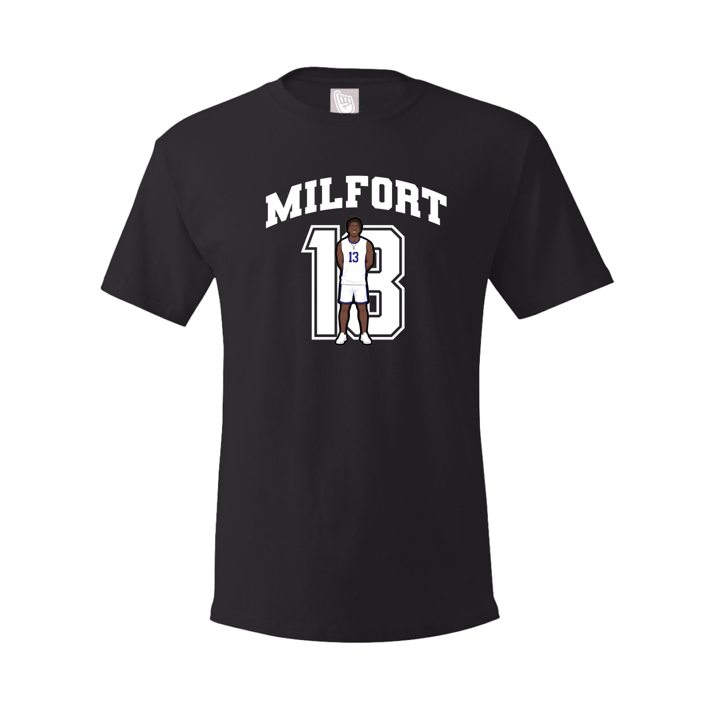 Youth Tee — Number in Black