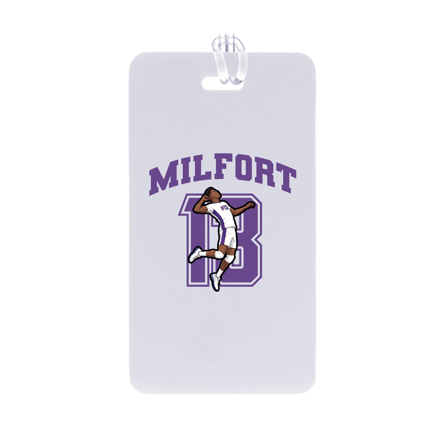 Bag Tag — Number in Classic