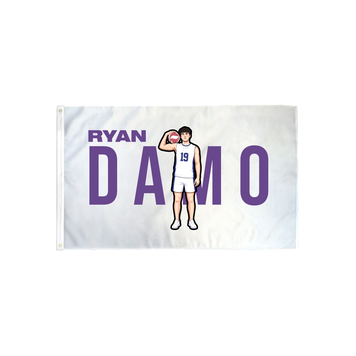 3x5 Flag — Player Name in Classic