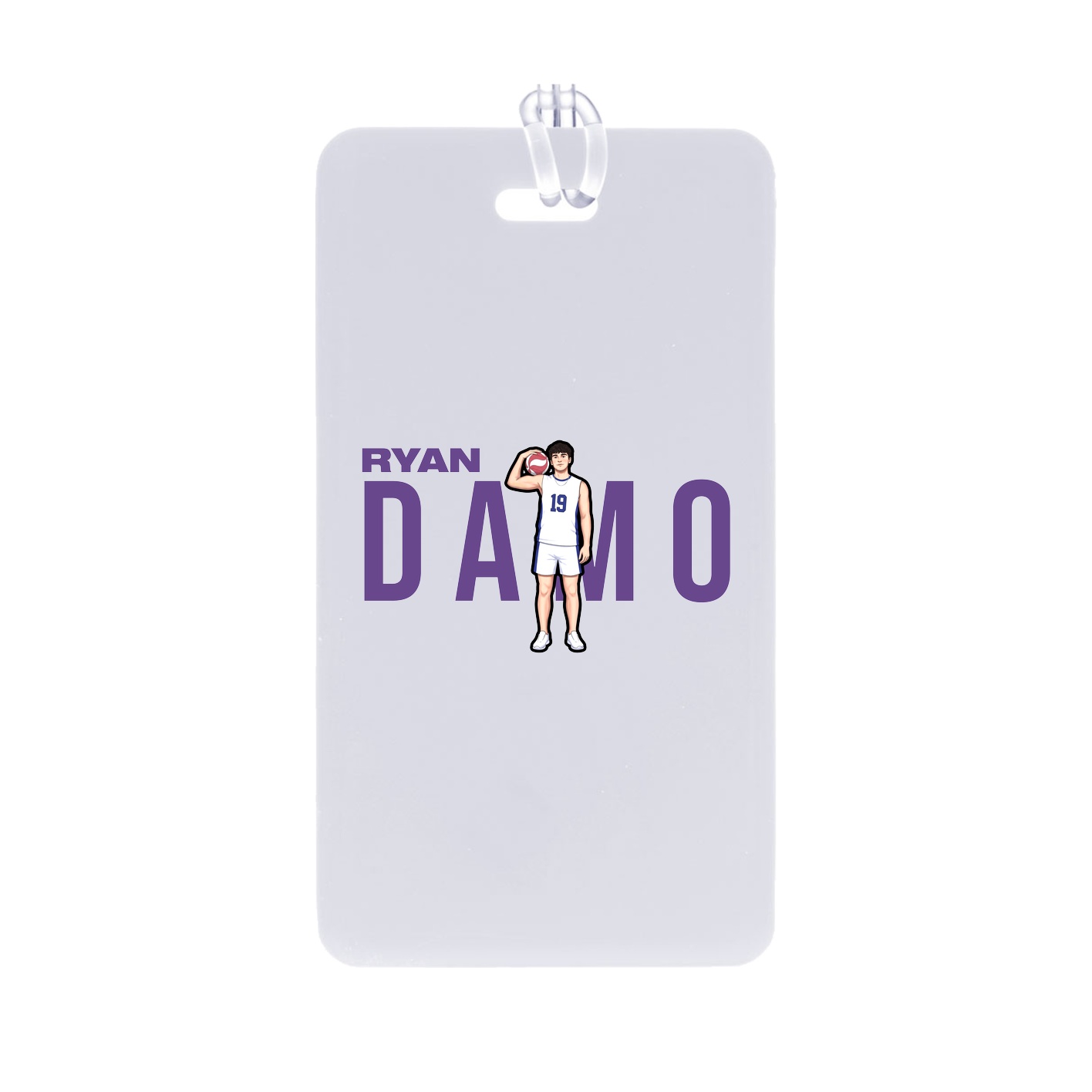 Bag Tag — Player Name in Classic