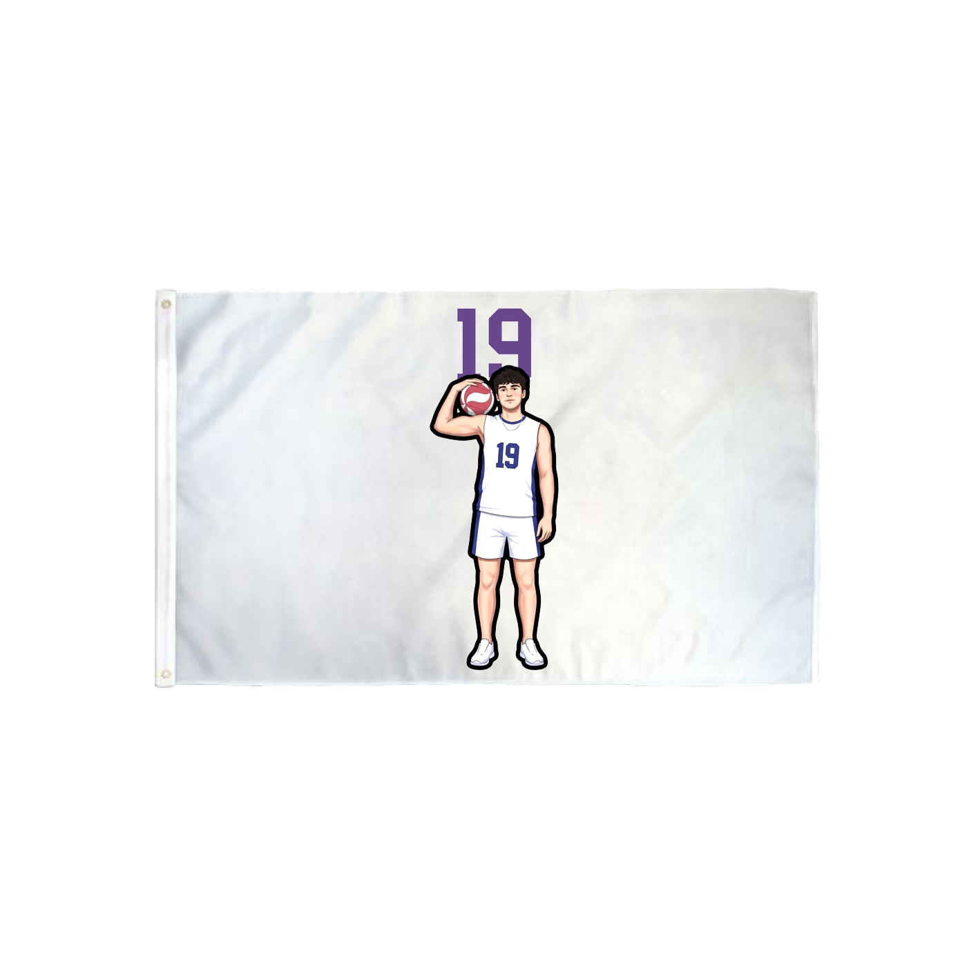 3x5 Flag — Number Top in Classic