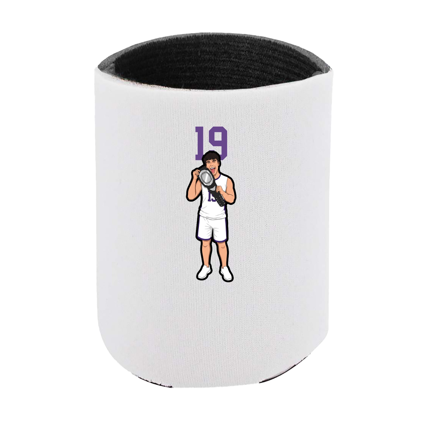 Can Holder — Number Top in White