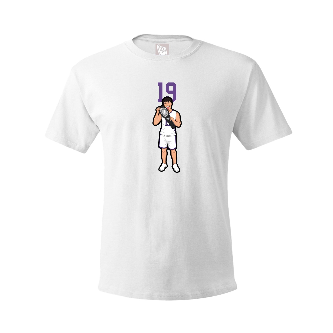 Tee — Number Top in White