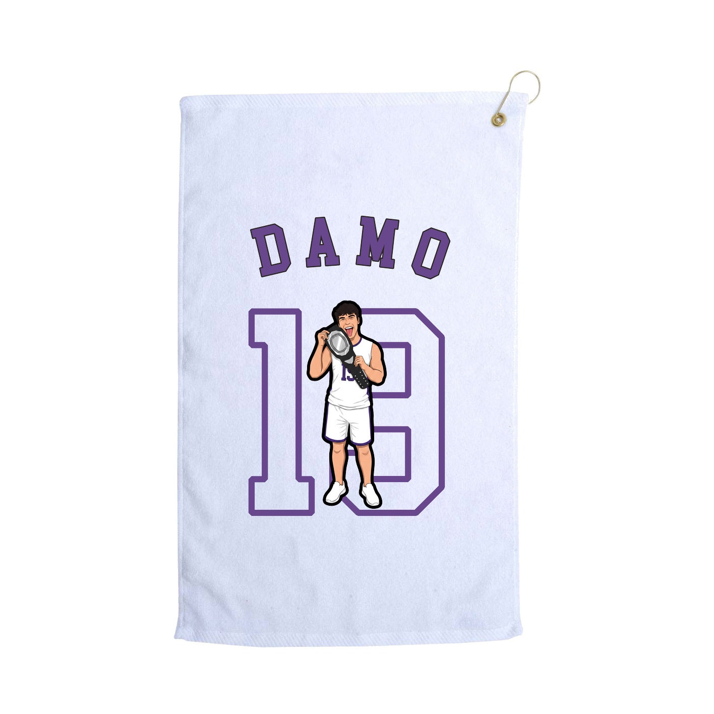 Golf Towel — Shirsey Arch in White
