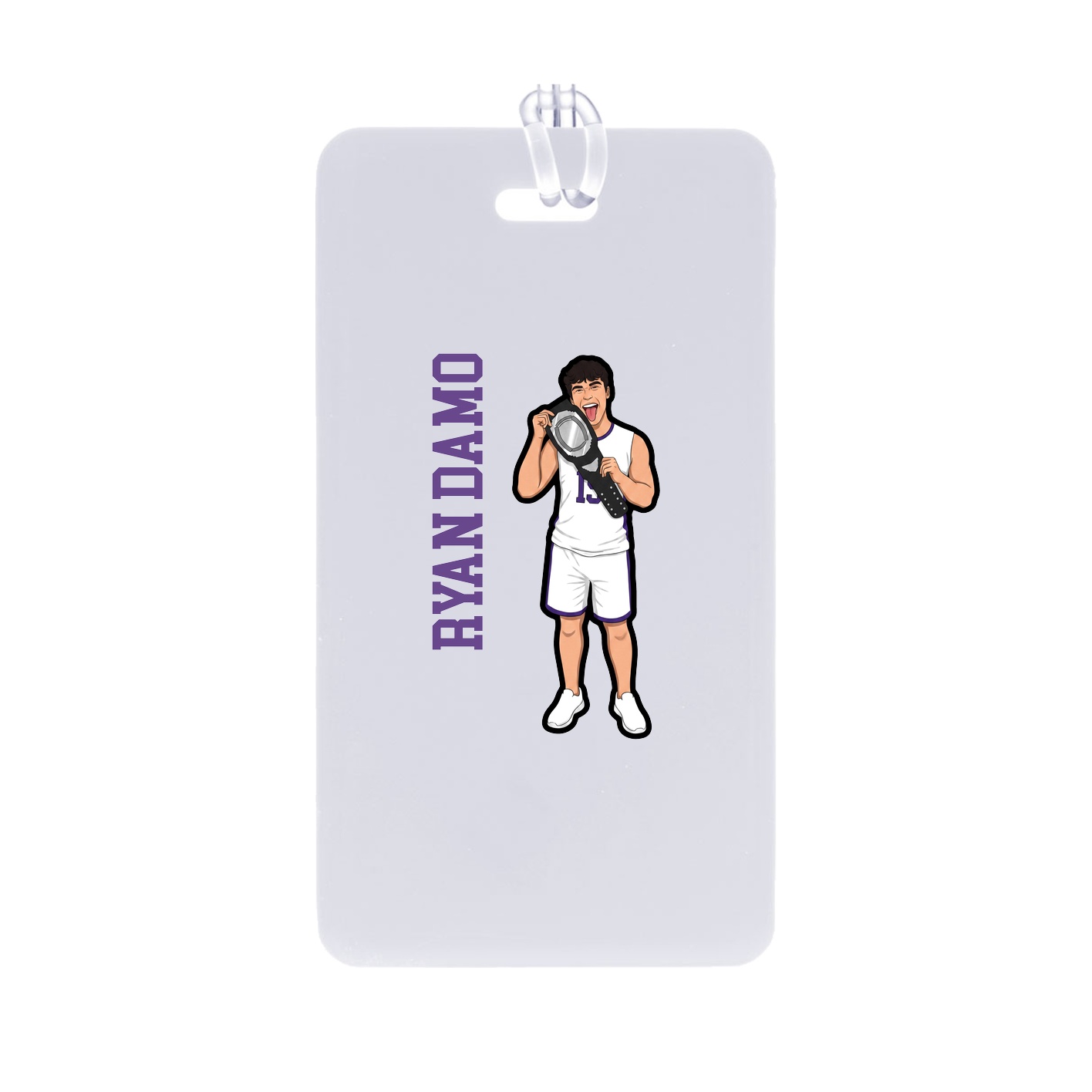 Bag Tag — Name Vertical in Classic