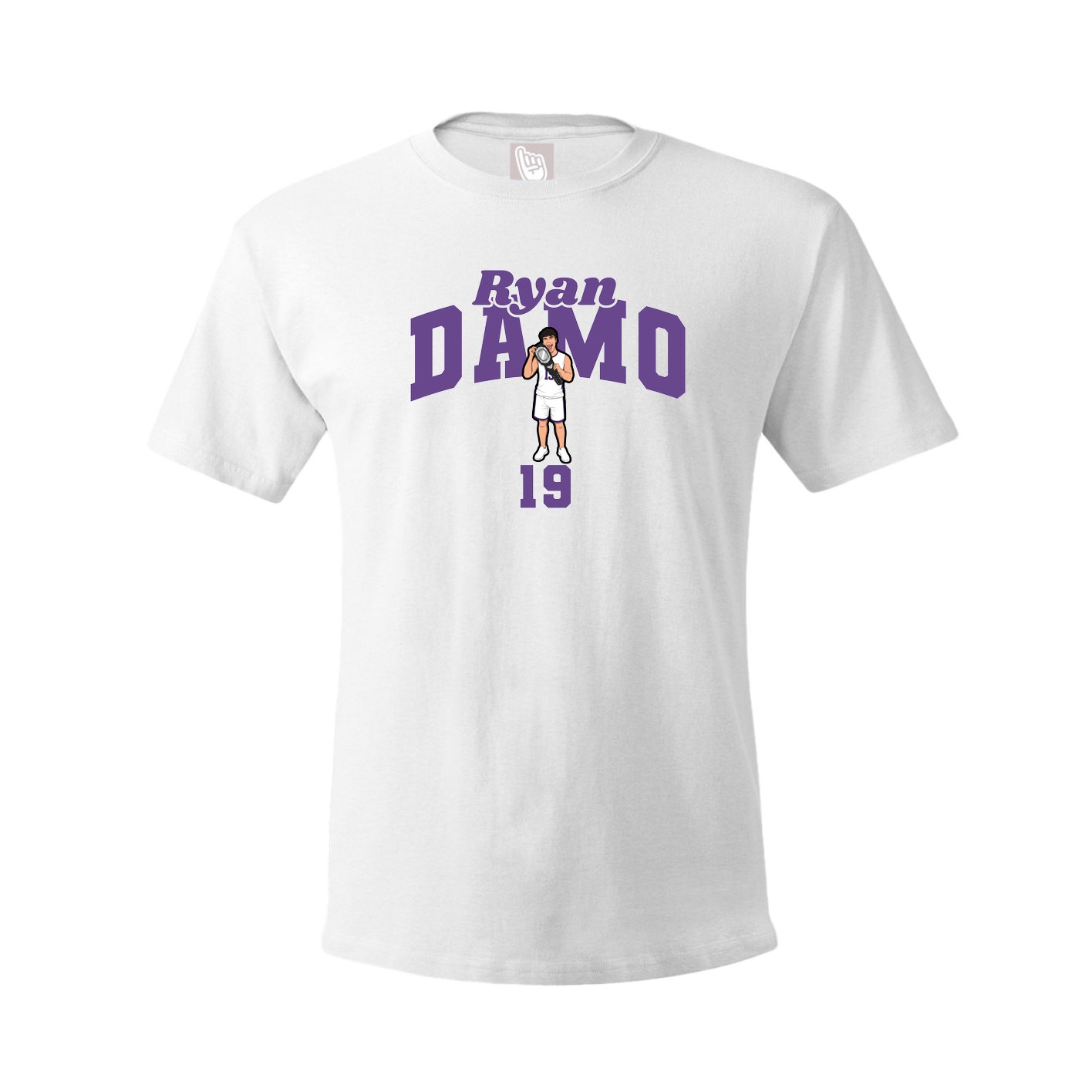 Youth Tee — Signature Arch in White
