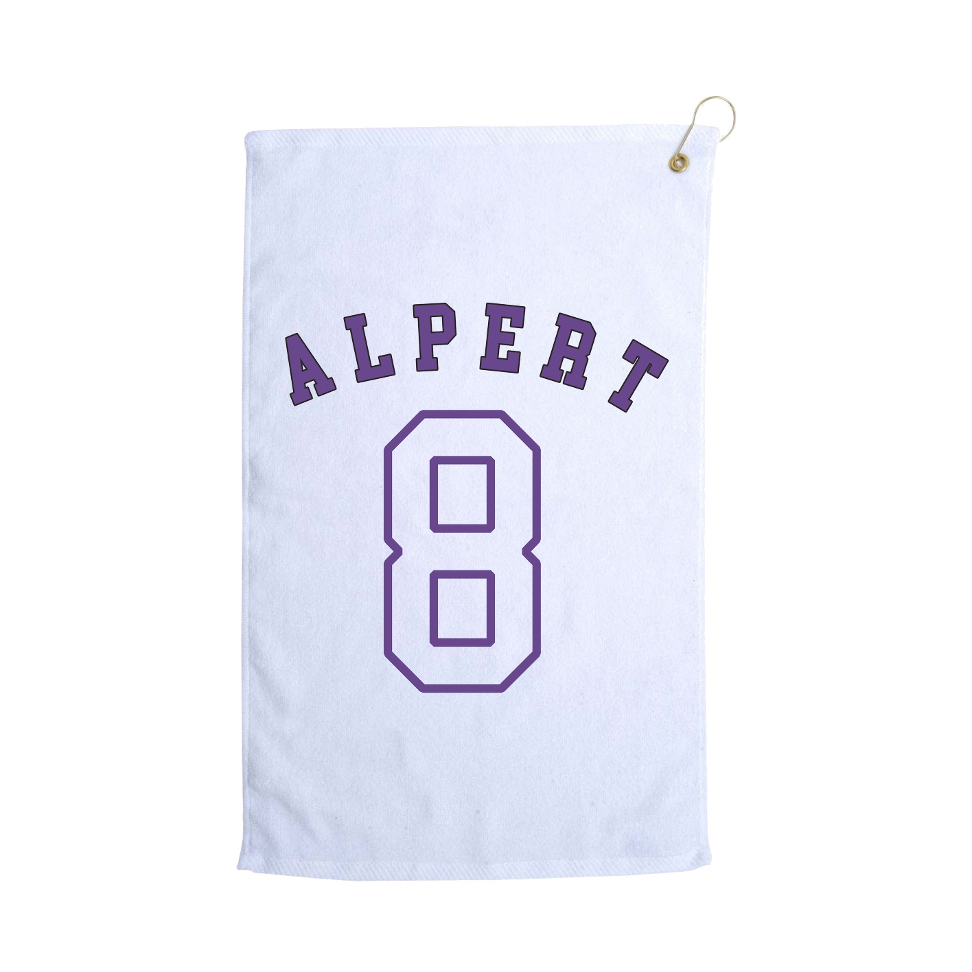 Golf Towel — Shirsey Arch in White