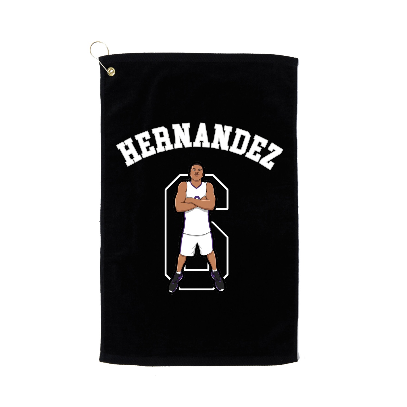 Golf Towel — Shirsey Arch in Black
