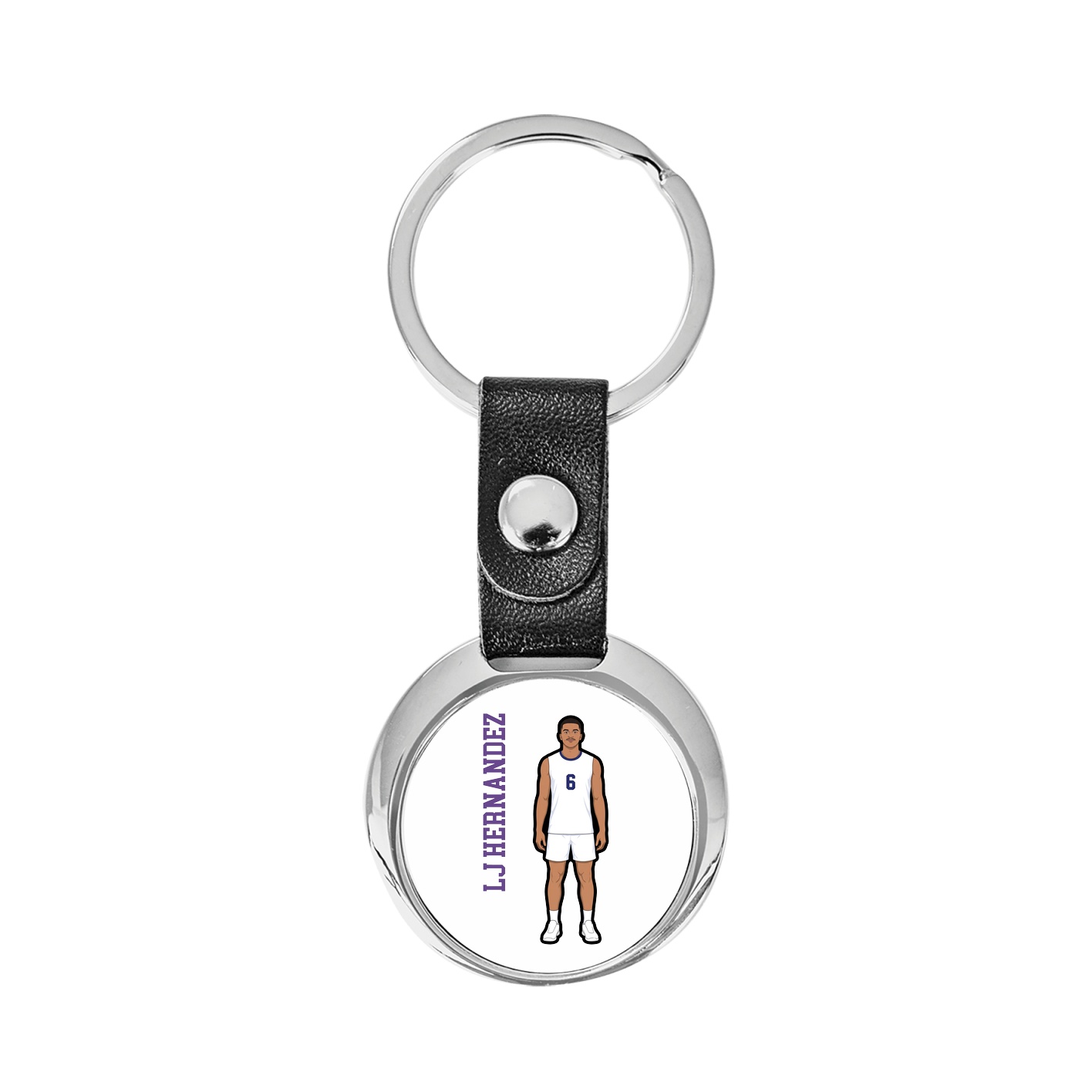 Key Chain — Name Vertical in Classic