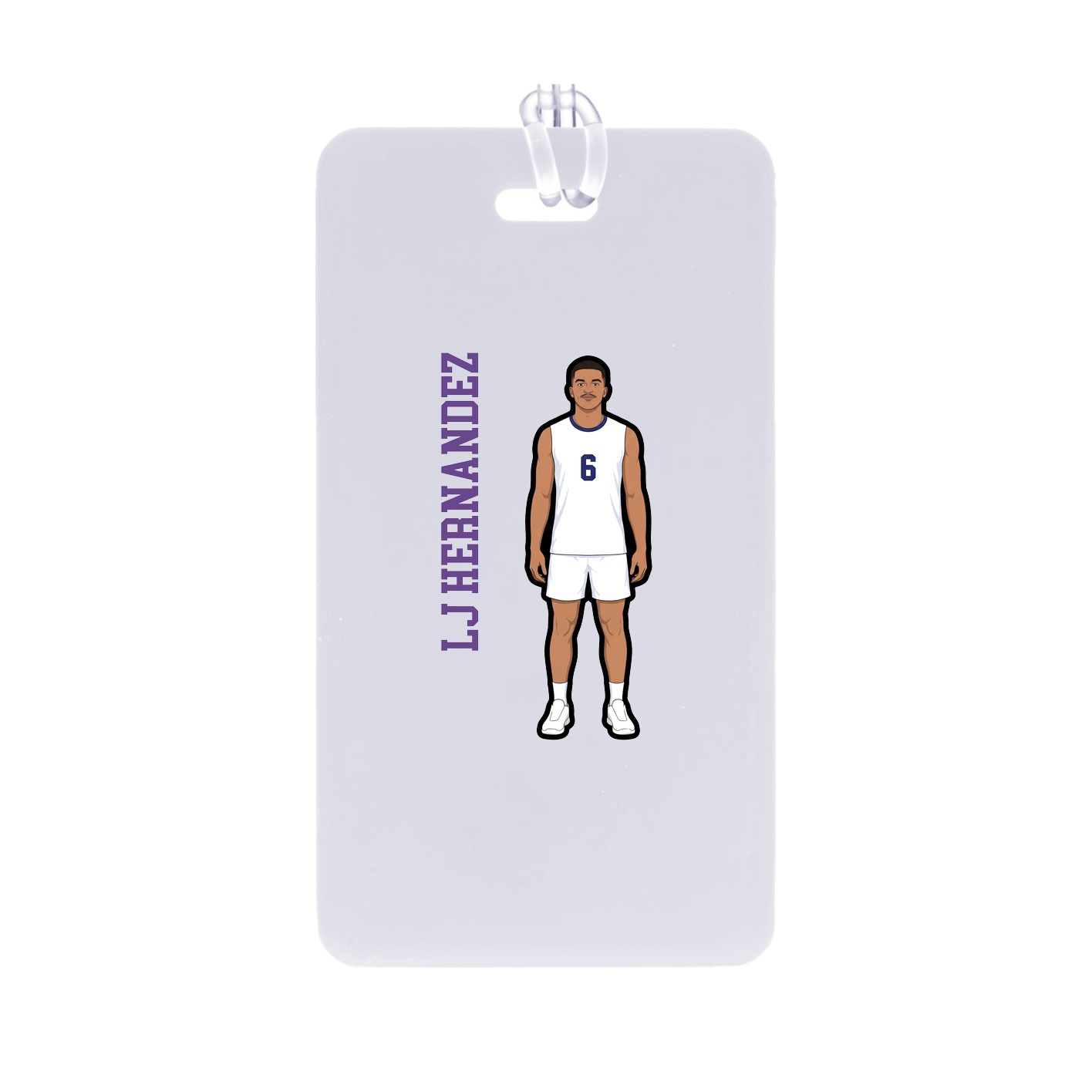 Bag Tag — Name Vertical in Classic