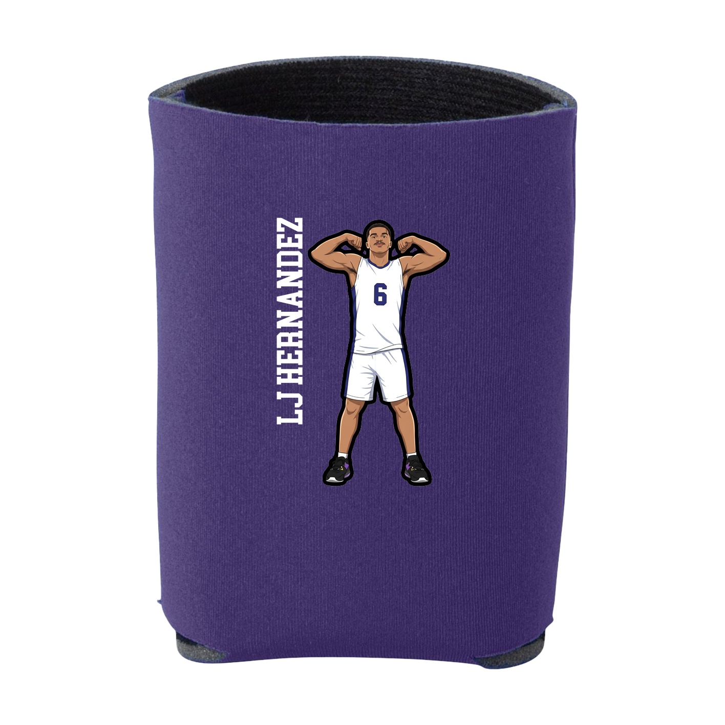 Can Holder — Name Vertical in Purple