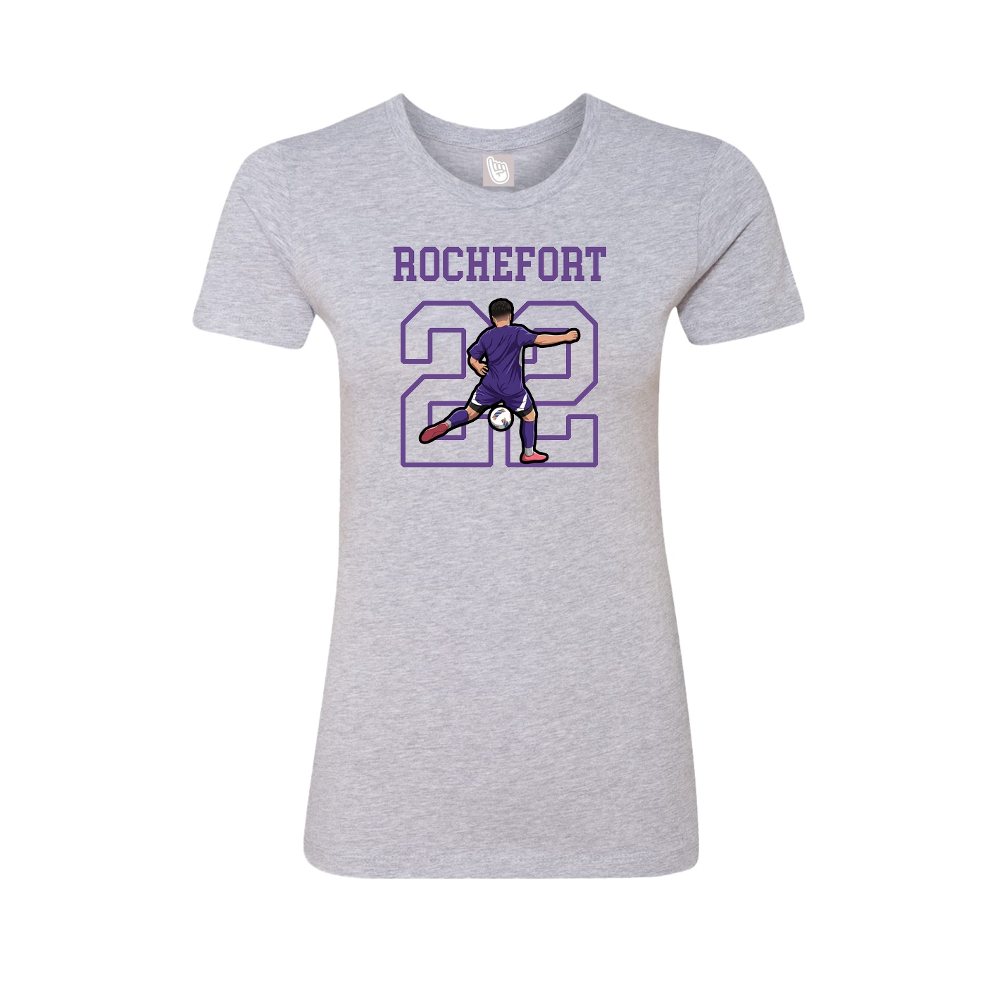 Fitted Women's Tee — Shirsey in Grey