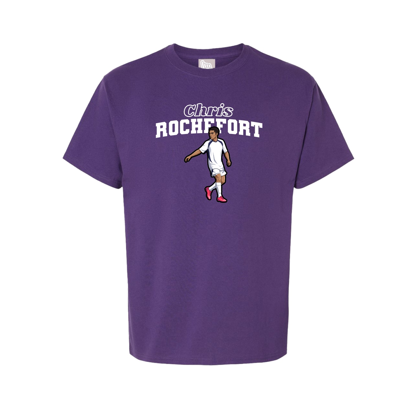 Tee — Name Arch in Purple