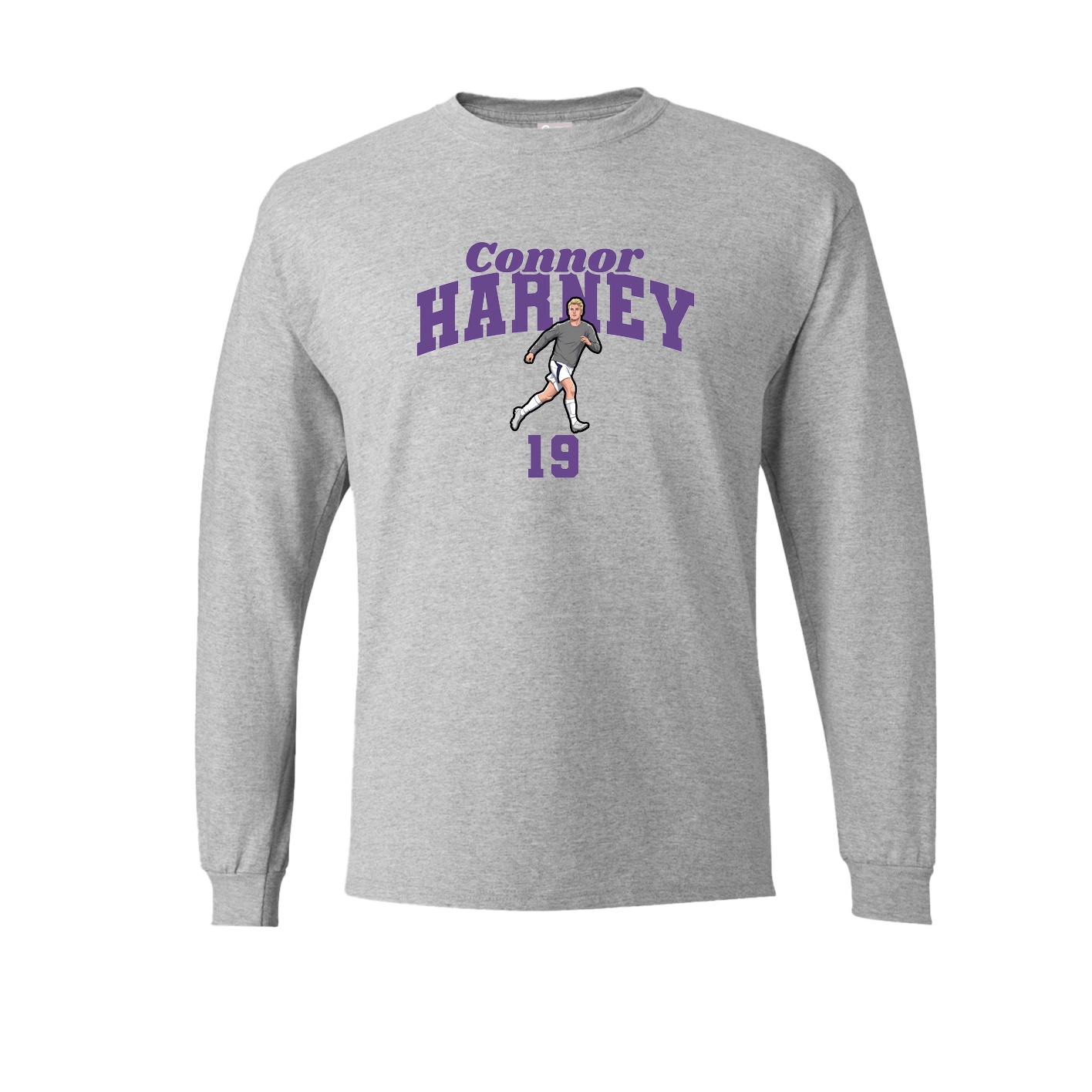 Long Sleeve Tee — Signature Arch in Grey