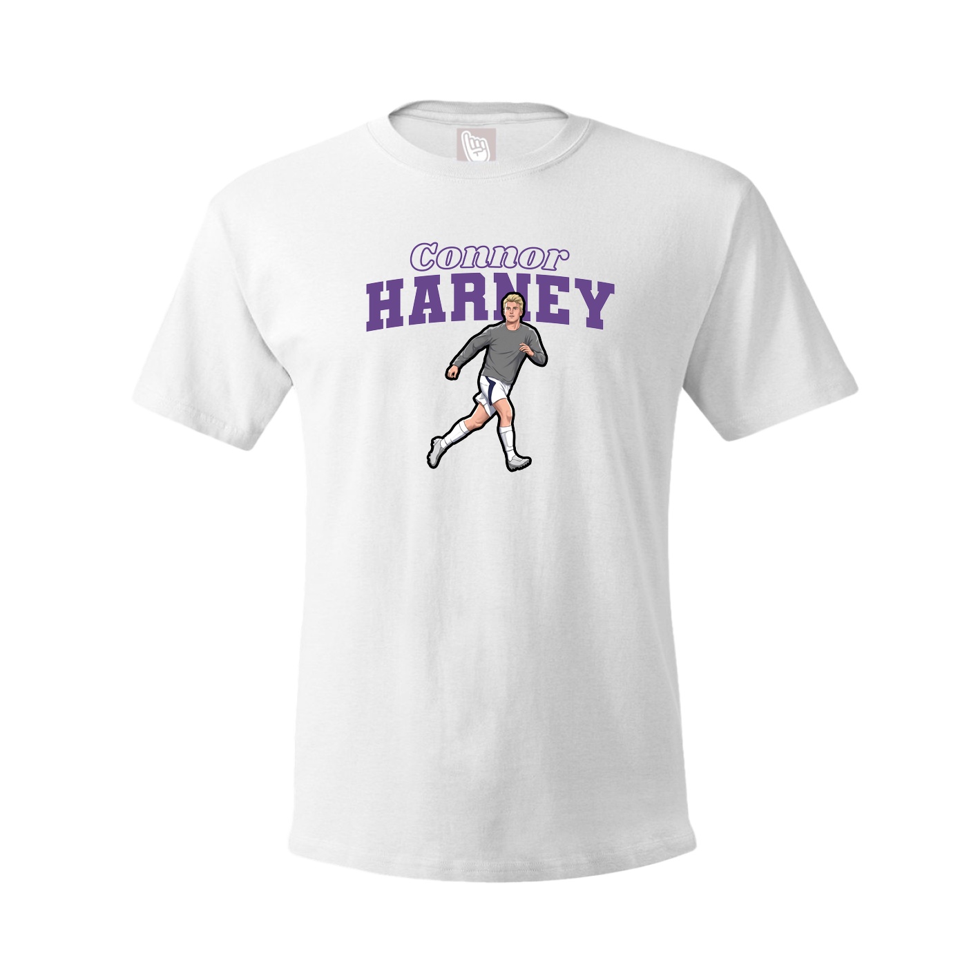 Tee — Name Arch in White