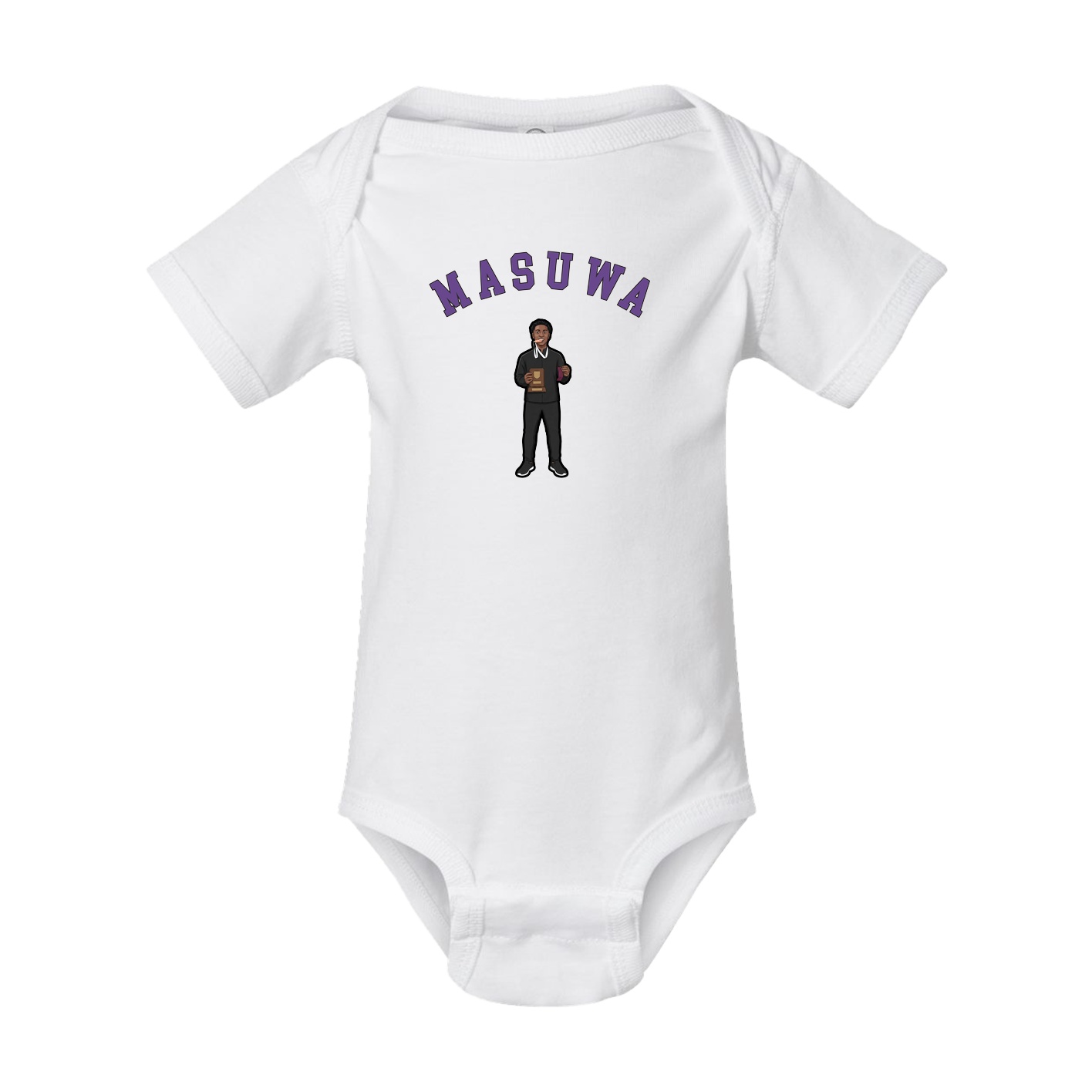 Baby Onesie — Shirsey Arch in White