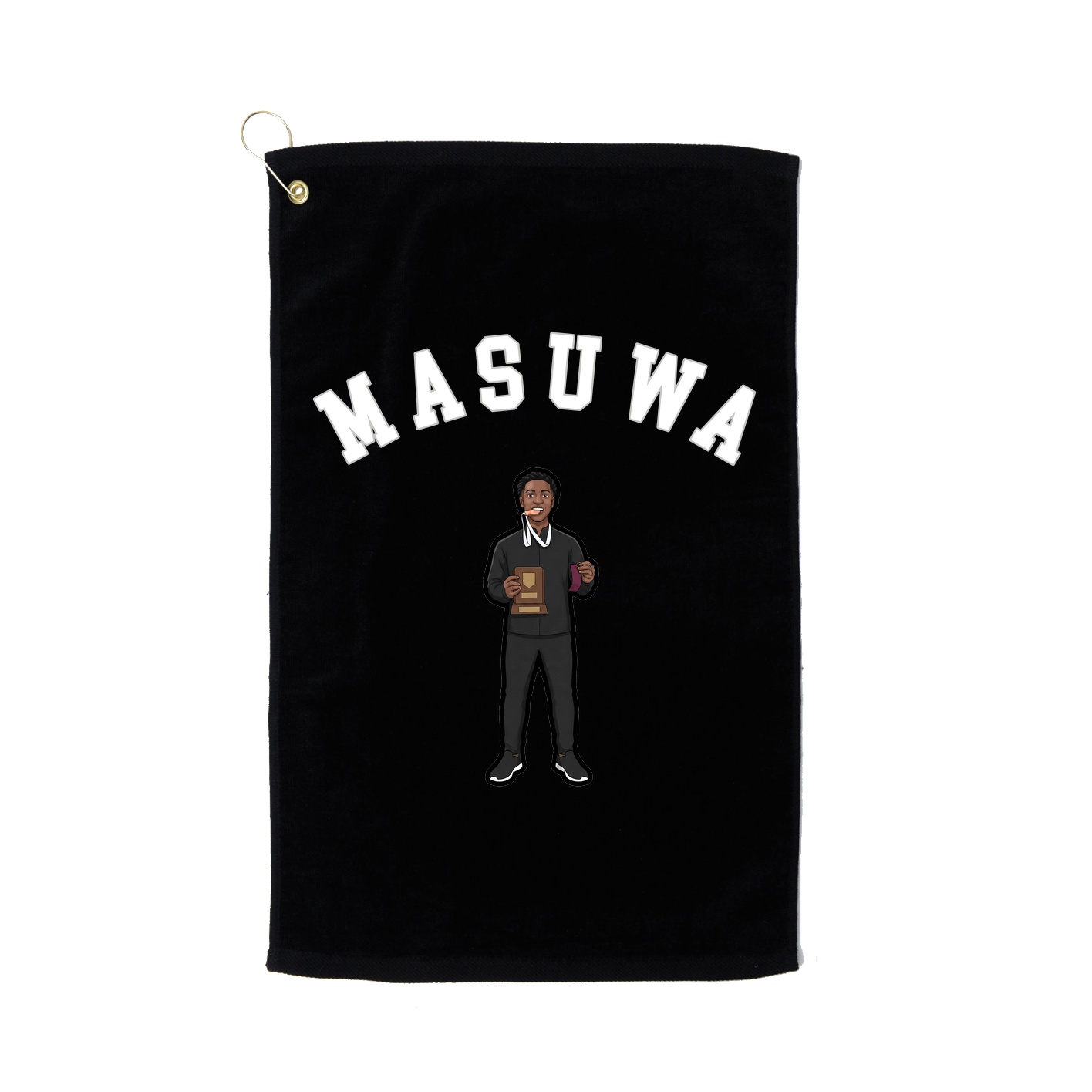 Golf Towel — Shirsey Arch in Black