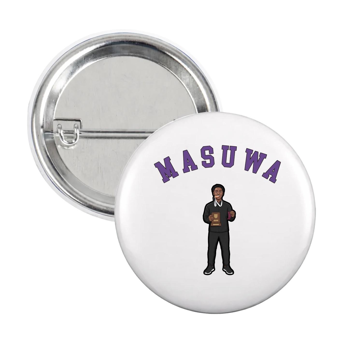 Game Day Button — Shirsey Arch in White