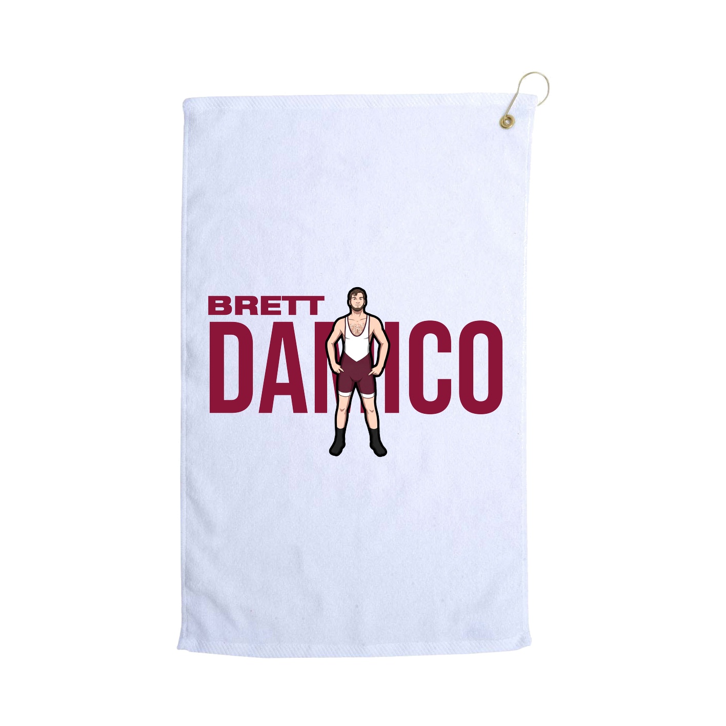 Golf Towel — Player Name in White