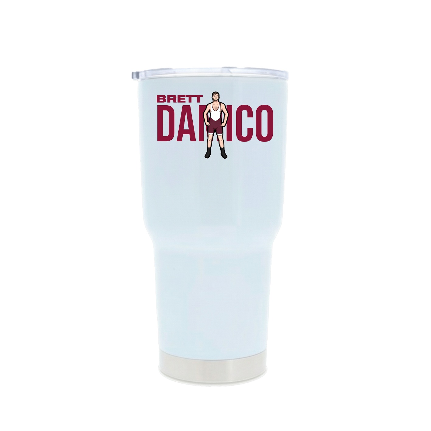 30oz Stainless Steel Tumbler — Player Name in White